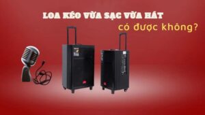 Loa kéo vừa sạc vừa hát được không? Những lỗi thường gặp